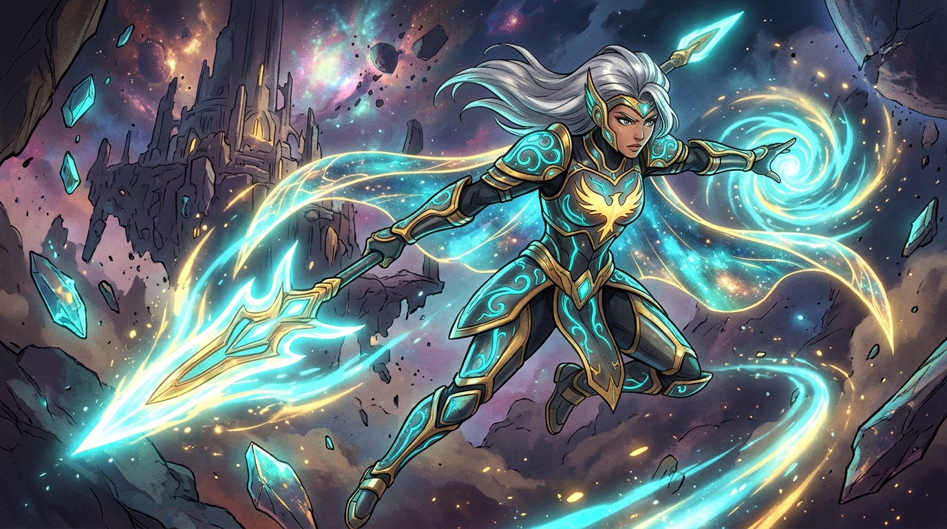Celestial Valkyrie 2D Animation Production
